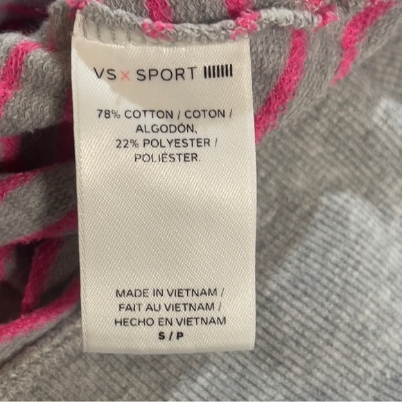 Victoria’s Secret VSX Sexy Sport Striped Asymmetrical Zipper Jacket Small - Picture 7 of 8